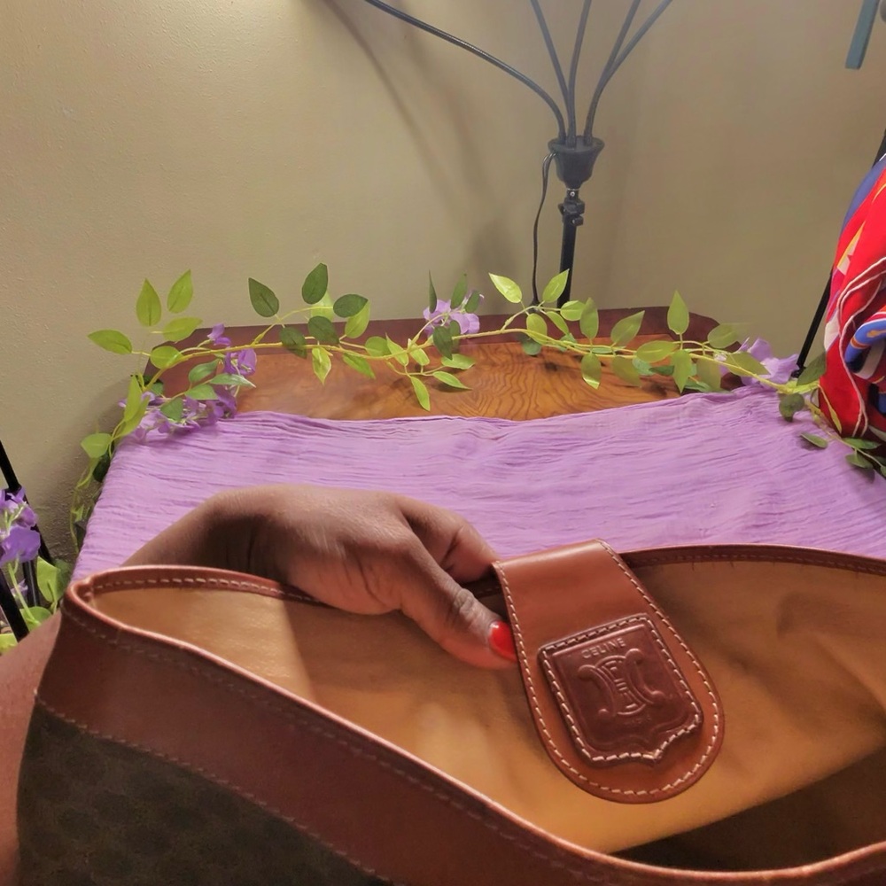 Celine Macadam Brown Tote - Picture 5 of 14